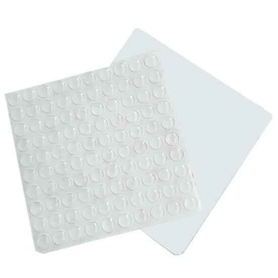 100 шт./компл. самоклеющиеся немые хорошие демпфирующие вязкость наклейки на бампер круглые прозрачные дверные накладки на бампер