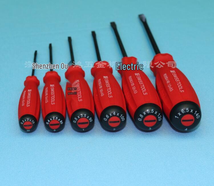 Набор плоских отверток Swiss PB Tools серии 8100 (Размеры 00-4)