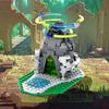 Gobricks MOC Святилище Света из Zelda Конструктор Модель Архитектура Средневековой Игры Кирпичики Игрушки Детские Подарки на День Рождения Игрушки