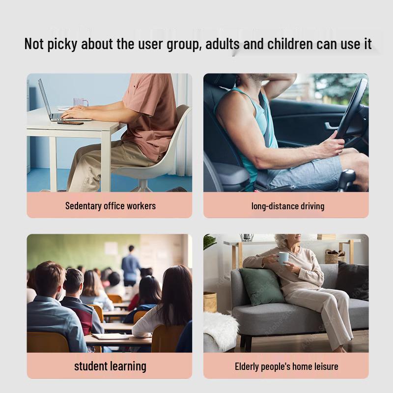 Эргономичная подушка для поддержки поясницы и бедер для офисного кресла – способствует правильной осанке и комфорту