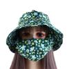 Face Mask Sunscreen Mask Cover Face Cap Bucket Hat Fashion Women Sun Hat  Farm Work