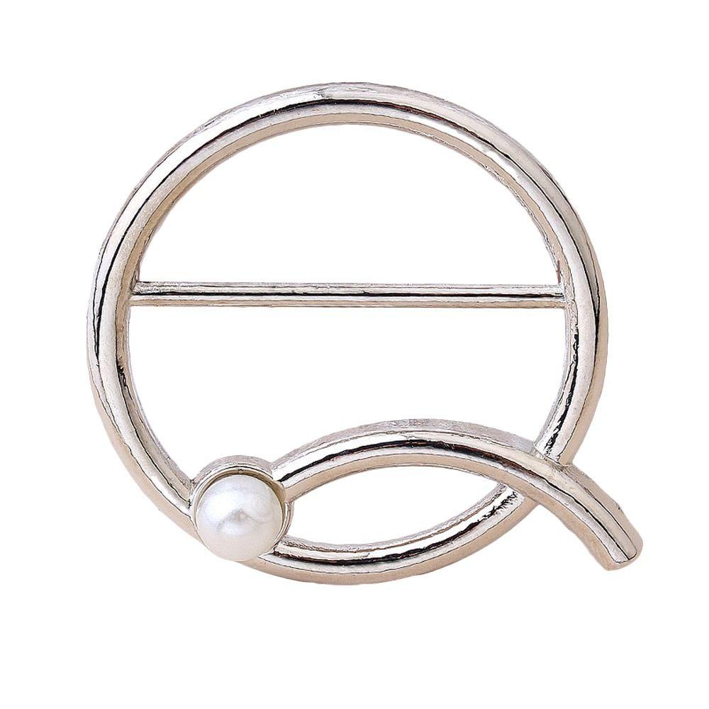 4Pcs Versatile T-Shirt Clip Silk Clasp Clips Shawl Buckle Waist Buckle Scarf Buckle Scarf Ring