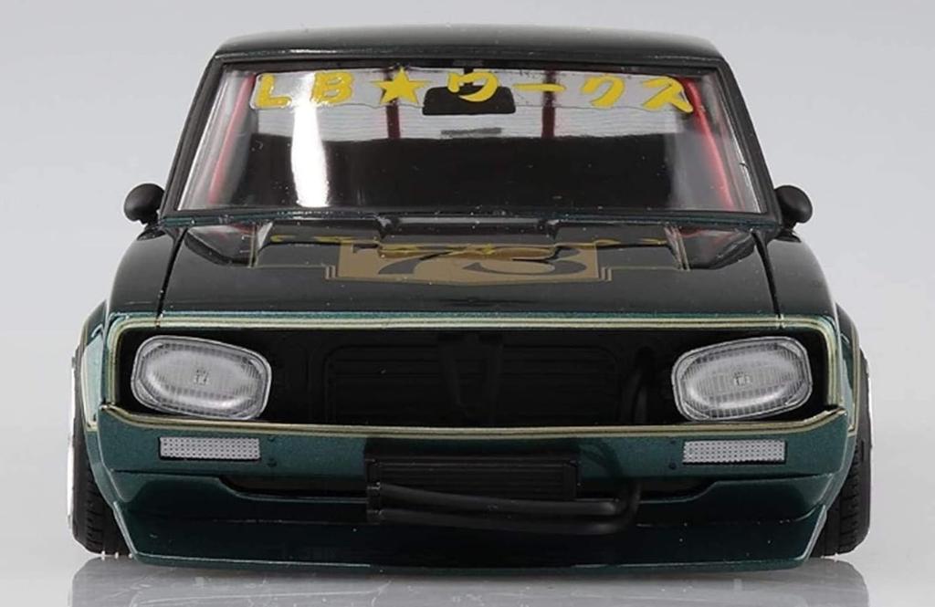 Aoshima Bunka Kyozaisha Liberty Walk Series LB Works Kenmeri 2Dr Первая пластиковая модель 1/24 № 2 Ver.