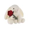 Apricot Lamb Rose Cream Bunny Plush Toy for Children, Soft and Cute Fluffy Rose Cream Bunny for Girls and Boys, 20cm