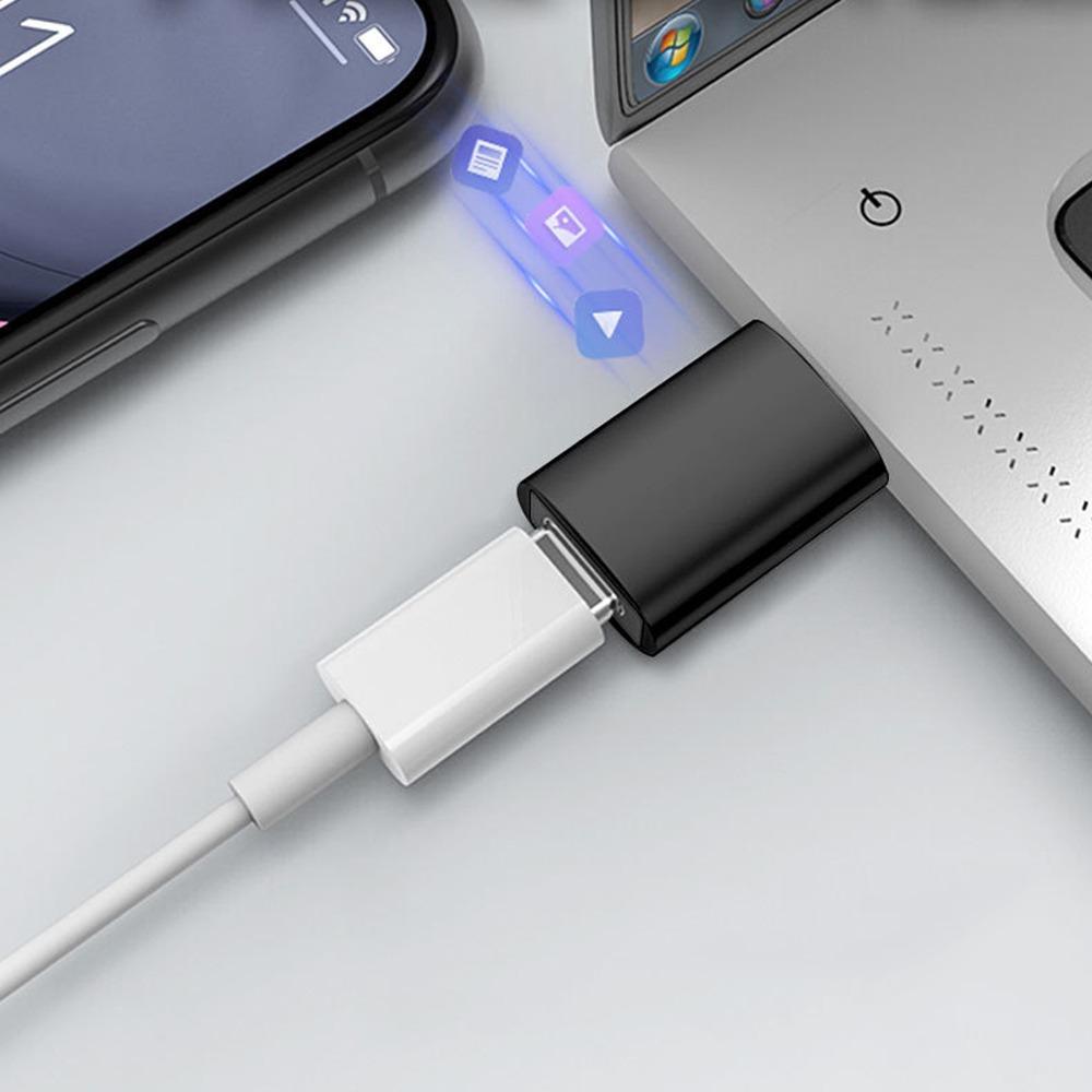 Телефонный адаптер Type C - USB-адаптер OTG телефонный разъем для мобильного телефона/ПК/ноутбука/зарядного устройства