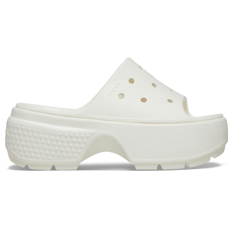 Crocs Slide Slippers Women's Chalk 209346-0WV