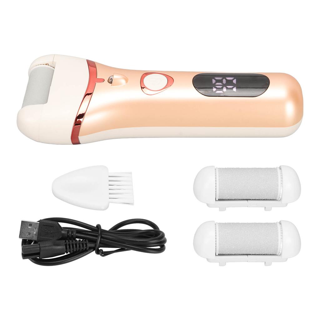 Электрическая пилка для ног Отшелушивающая Перезаряжаемая Водонепроницаемая Профессиональная Электронная пилка для ног от мозолей
