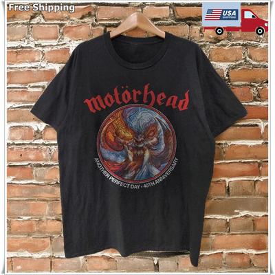Motorhead 40th Anniversary Tour Concert Black T-shirt Size S-