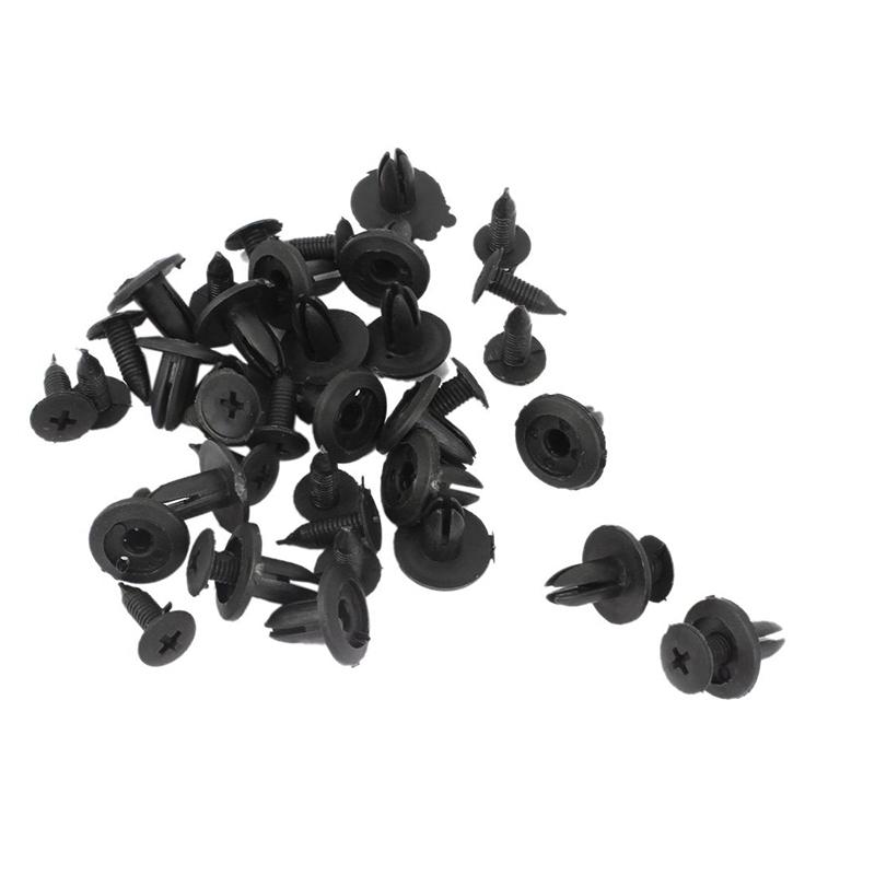 50x 6 мм отверстие автомобильный бампер заклепки толкать капот фиксатор зажим крылья для Toyota