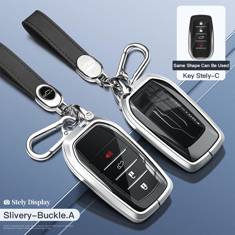 Футляр для ключа Toyota: Подходит для Highlander, Camry, Crown, Corolla, Prado, Reiz