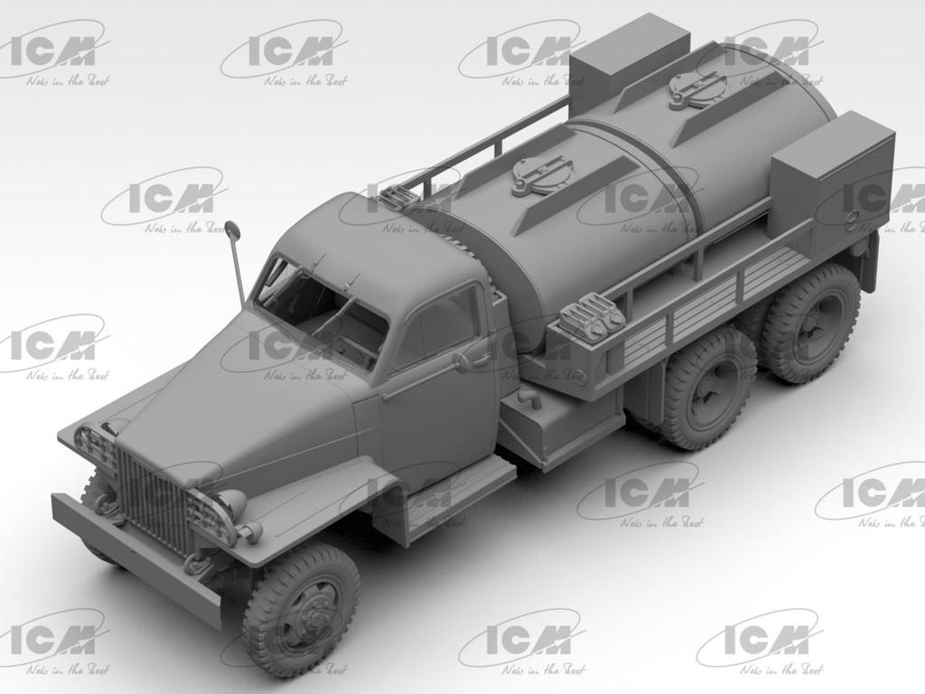 ICM Американский Studebaker Бензиновый Грузовик Пластиковая Модель 35492 1/35 US6-U5 (Военная техника)