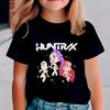 Kpop Demon Hunters Children's Clothing Short Sleeve T-shirt Cute Kpop Demon Hunters Tiger Harajuku Tshirt for Boys Girls