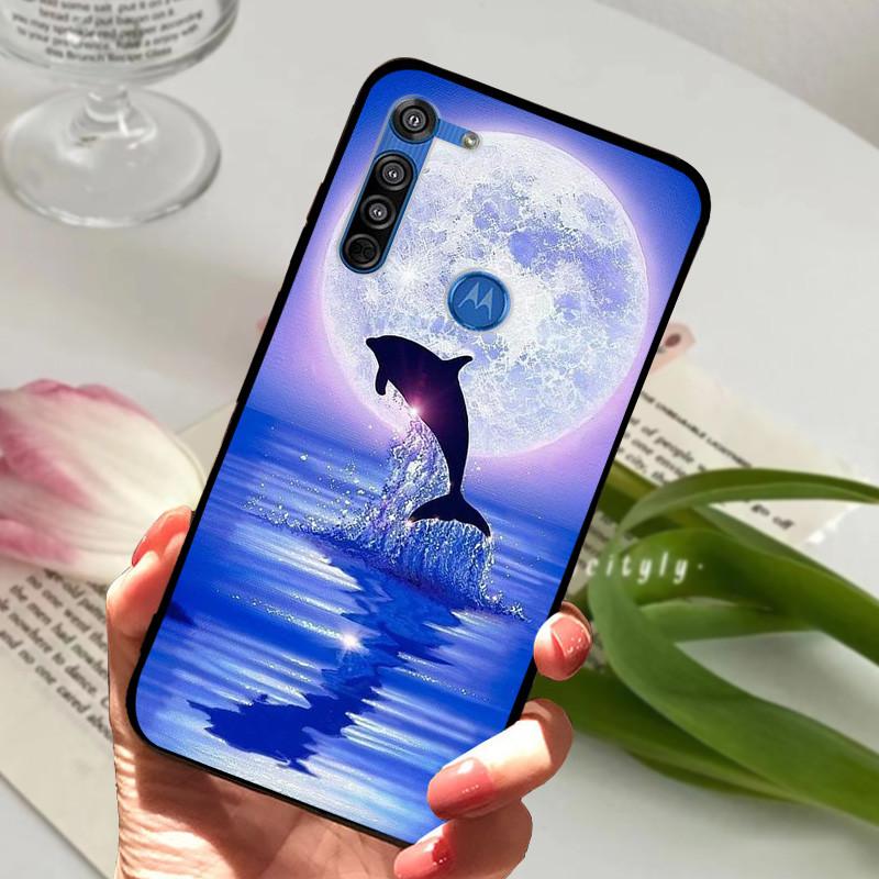 Чехол для Motorola Moto G8 Plus, черный силиконовый чехол для MOTO G8 Play G 8 Power Lite, модный защитный чехол из ТПУ.