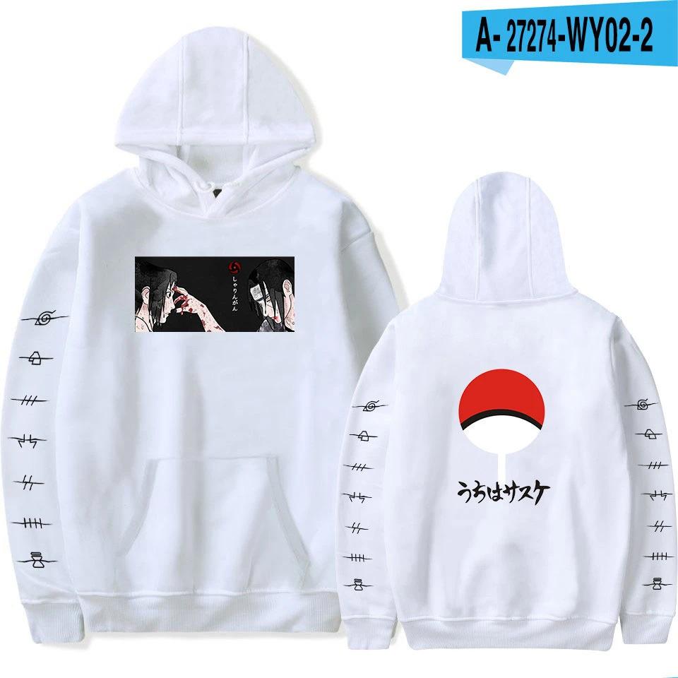 Осень-зима Наруто Итачи Учиха пуловер с принтом унисекс толстовка с капюшоном пуловер с длинными рукавами
