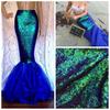 Party Sexy Halloween Mermaid Princess Costume Tail Cosplay Party Skirt Sequin