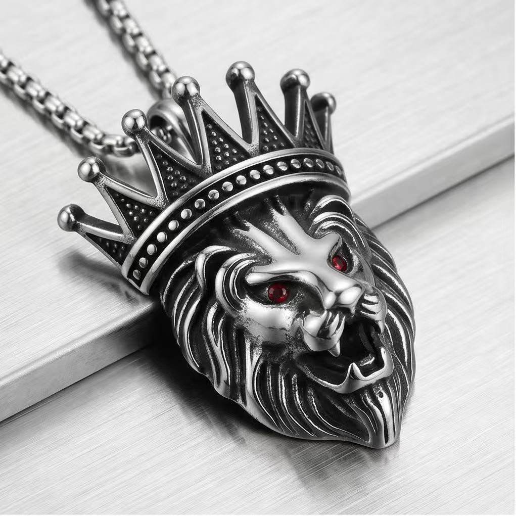 Factory Men Women Stainless Steel Jewelry Pendant Necklace Hip Hop Bling Bling Jewelry DMP 205