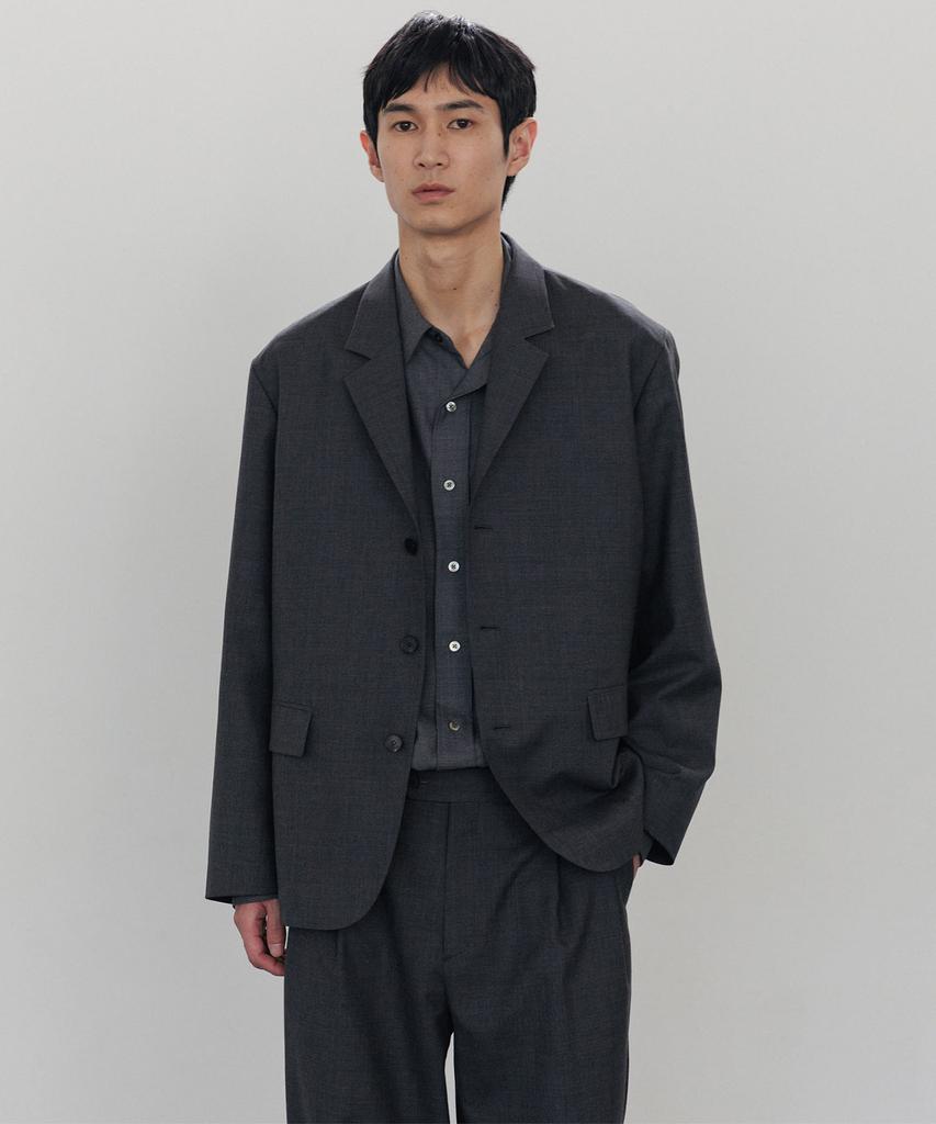 Blankroom Mati Wool Jacket_Charcoal