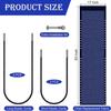 BHBL Chair Replacement Fabric with 4 Bungee Cord Lounge Chair Cloth Mesh Repair Kit for Patio Recliner Outdoor Lawn Pool C