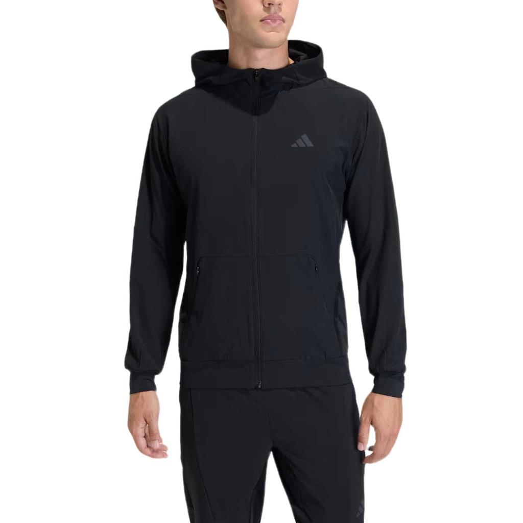 adidas Толстовки D4T Мужские Черные С Капюшоном Средней Плотности KA4821