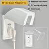 Wall-mounted Switch Protective Cover Plastic Electric Plug Cover Socket Waterproof Box  Wall