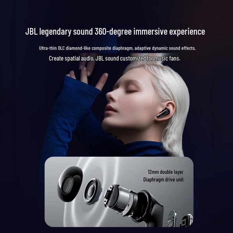 JBL LIVE FLEX 3 Adaptive Noise Cancelling True Wireless Earbuds