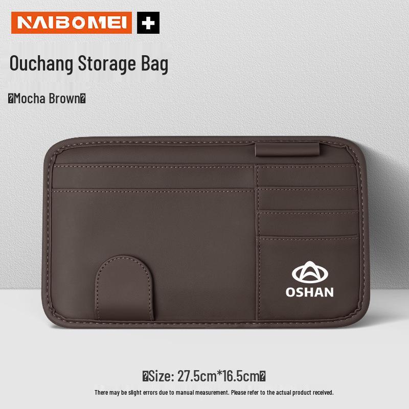Car Document Holder, Sun Visor, and Glasses Clip for Oshan X5/X7/Z6/Cosay 3/5/6Pro Models.