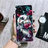 Чехол для телефона с цветочным рисунком в виде сахарного черепа для Samsung Galaxy A12 A22 A32 A42 A52 A72 A51 A71 5G A41 A31 A21 A02S M12 M21 M31 M30S