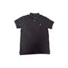 Polo SS23 однотонная повседневная рубашка поло с коротким рукавом и вышитым логотипом, мужские топы, серые 710675974-048