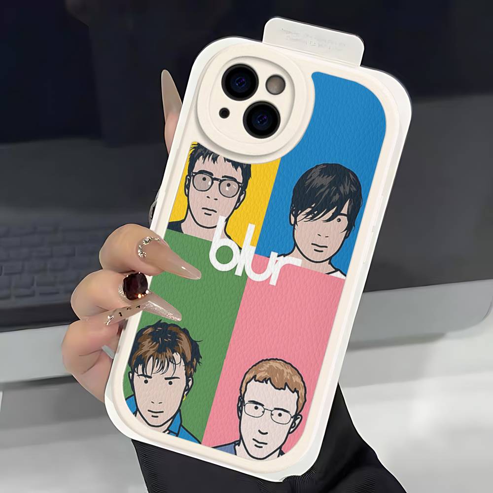 Чехол для телефона Rock Band B-Blur для IPhone 16 15 14 13 12 11 Pro Max Plus, противоударный, кожаный, мягкий