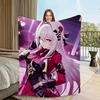 Honkai Impact 3rd Фланелевое теплое уютное мягкое плюшевое одеяло диван гостиная дом офис спальня дорожный подарок дом