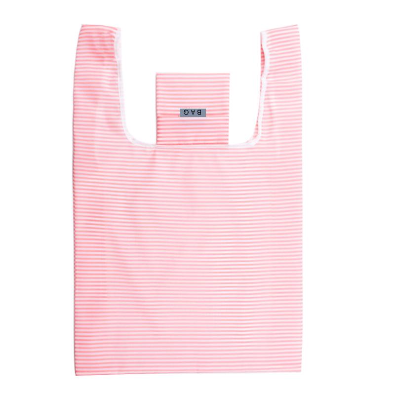 Корейская складная экологичная сумка для покупок с цветочным узором – большая вместимость, портативная, квадратный дизайн