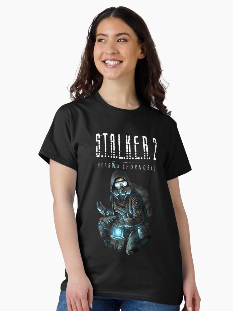S.T.A.L.K.E.R. S.T.A.L.K.E.R. 2 Heart Of Chornobyl Loner S.T.A.L.K.E.R. With Artifact Container Classic T-Shirt