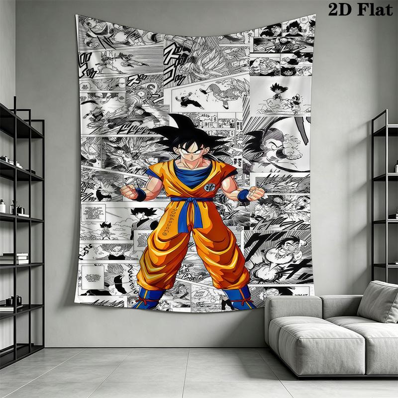 Super Saiyan God Goku Vegeta Tapestry Background Cloth Fashion Print Atmospheric Background Cloth Background Wall Hanging Cloth Work Of Art