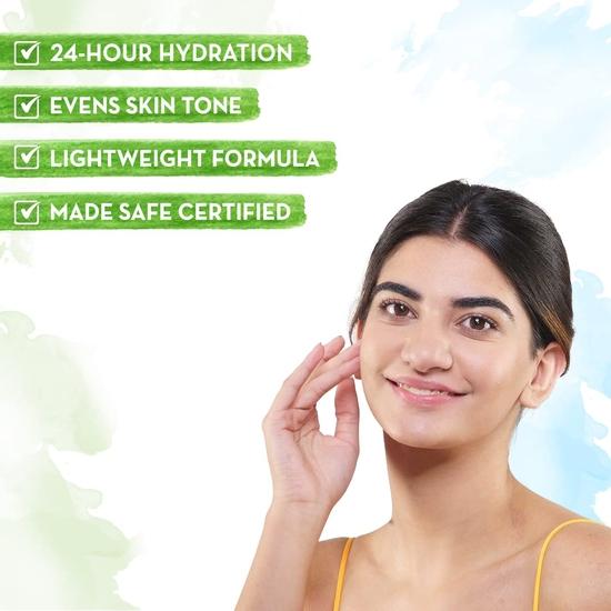 Mamaearth Увлажняющий гель для лица с рисовой водой и ниацинамидом для стеклянной кожи - 100 мл