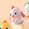 Chick Tumbler Toy Chicken Toy, Musical Doll Crawling Time Wobbling for Babies