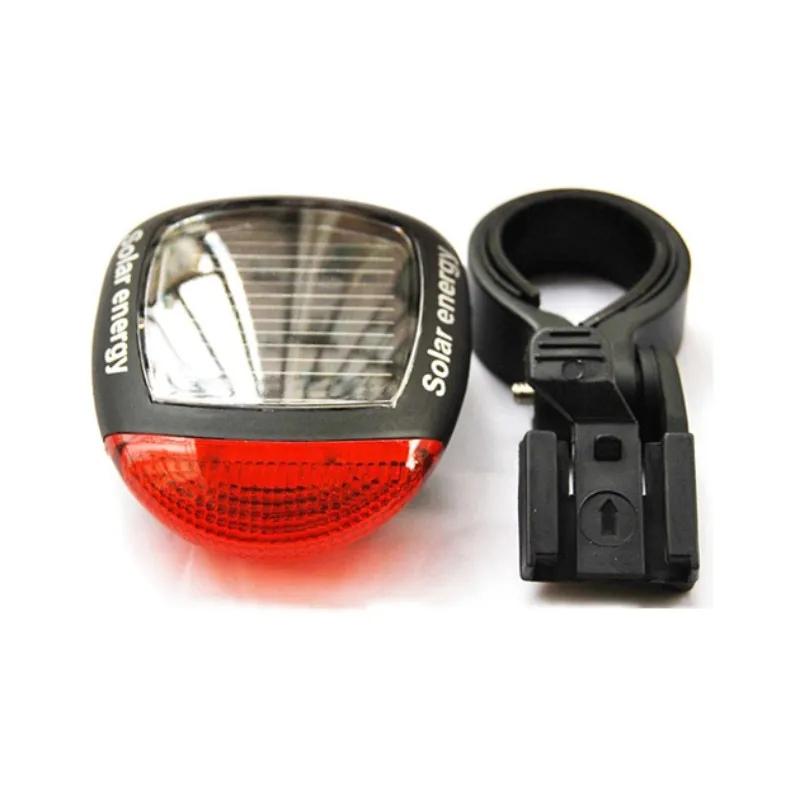 Bike Solar Energy Light Rechargeable LED Seatpost Lamp Bicycle Accessories Bike Back Rear Tail Light Cycling Bicycle Reflector 7
