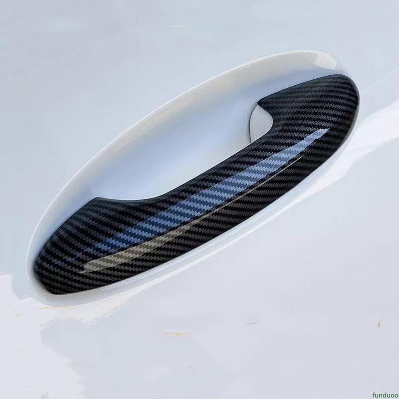 Abs Carbon Fiber Car Door Handle Trim Cover for Mercedes Benz GLC X254 C Class W206 S206 2024 2025 2026 Auto Accessories