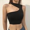 Summer Sleeveless Sexy Women Girls Summer Vest Crop Top Shirt Blouse Casual Slim Black Tanks Hot S M L