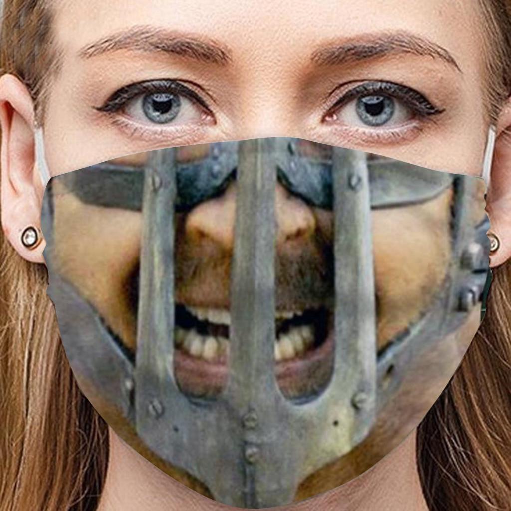 Взрослый Anti-Dust Sand Exhaust Sunscreen Забавный шарф для лица Дышащая велосипедная маска