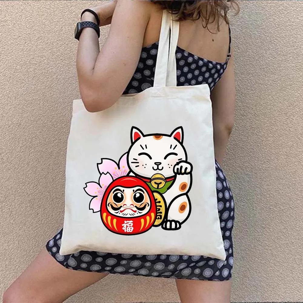 Printing Shopping Bag Female Travel Graphic Handbag Tote Handbags Aesthetic Carvas Shoulder Bags