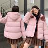 Short Down Cotton Jacket Women's Korean Version 2025 Autumn/winter New Product Thickened Hooded Fashionable Loose Warm Padded Jacket Jacket