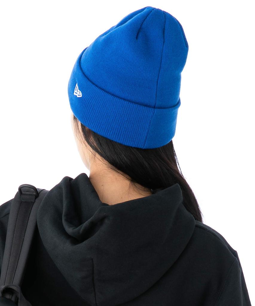 New Era Basic Cuff Knit Beanie Hat Royal Blue Unisex