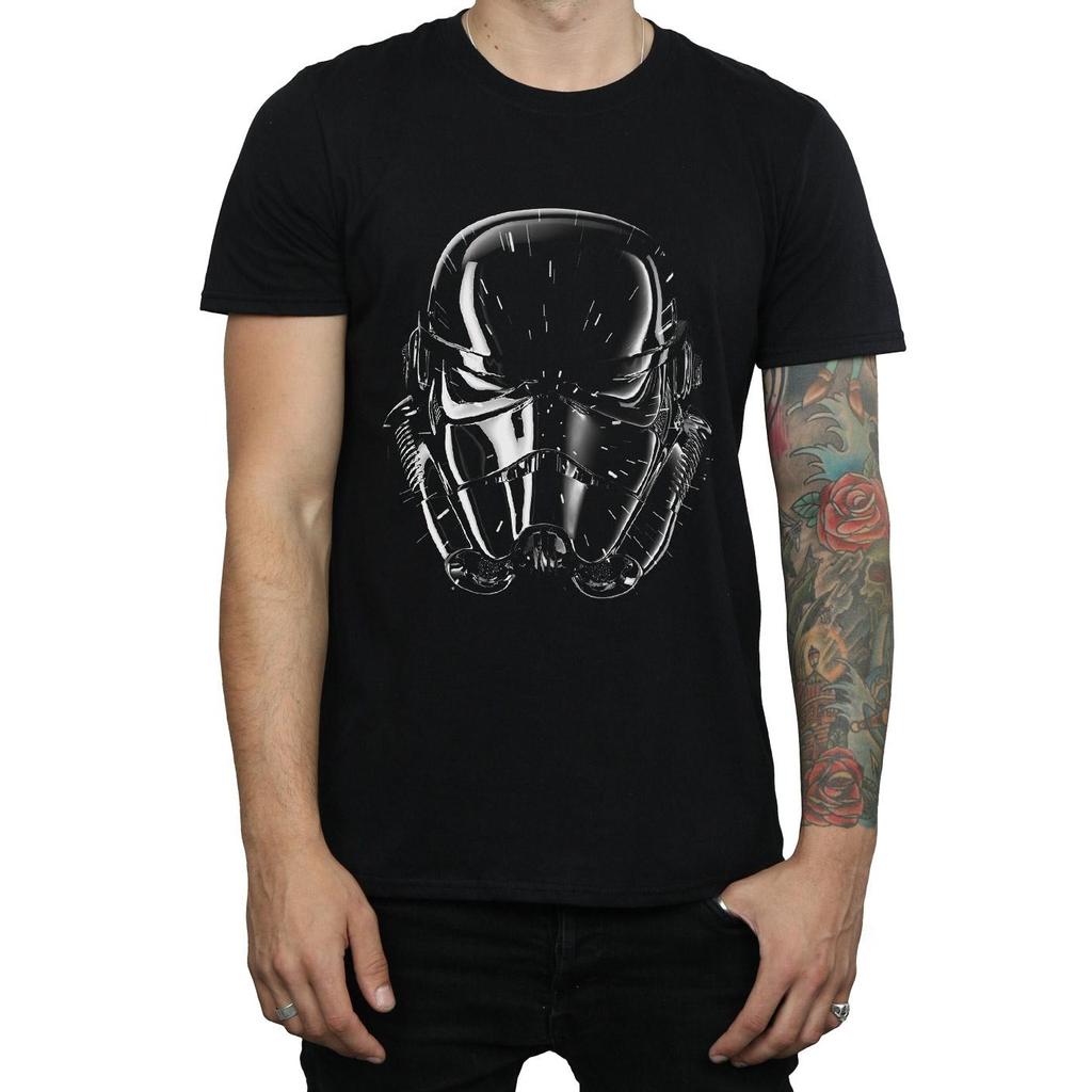 Star Wars Mens Stormtrooper Hyper Drive Helmet T-Shirt
