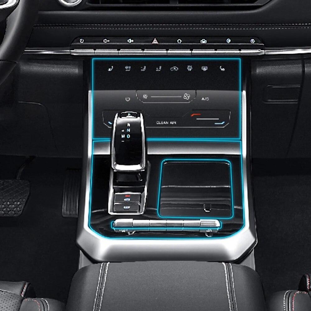 ТПУ панель коробки передач пленка для приборной панели защитная наклейка интерьер против царапин автомобильные аксессуары для Chery Tiggo 7 Pro 2022