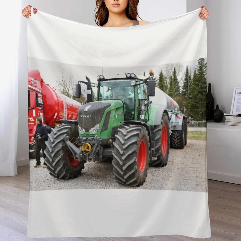 Fendt 828 Vario Throw Blanket Multi Purpose Soft Warm Blanket for Home Travel