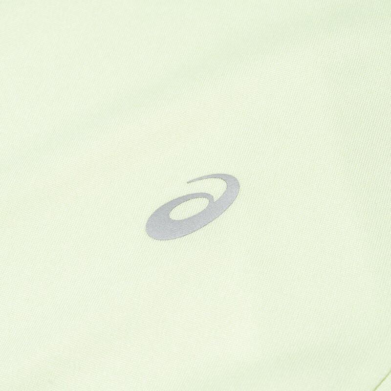 Asics Reflective Logo Running Short Sleeve T-Shirt Women Tops Green 2012D247-300