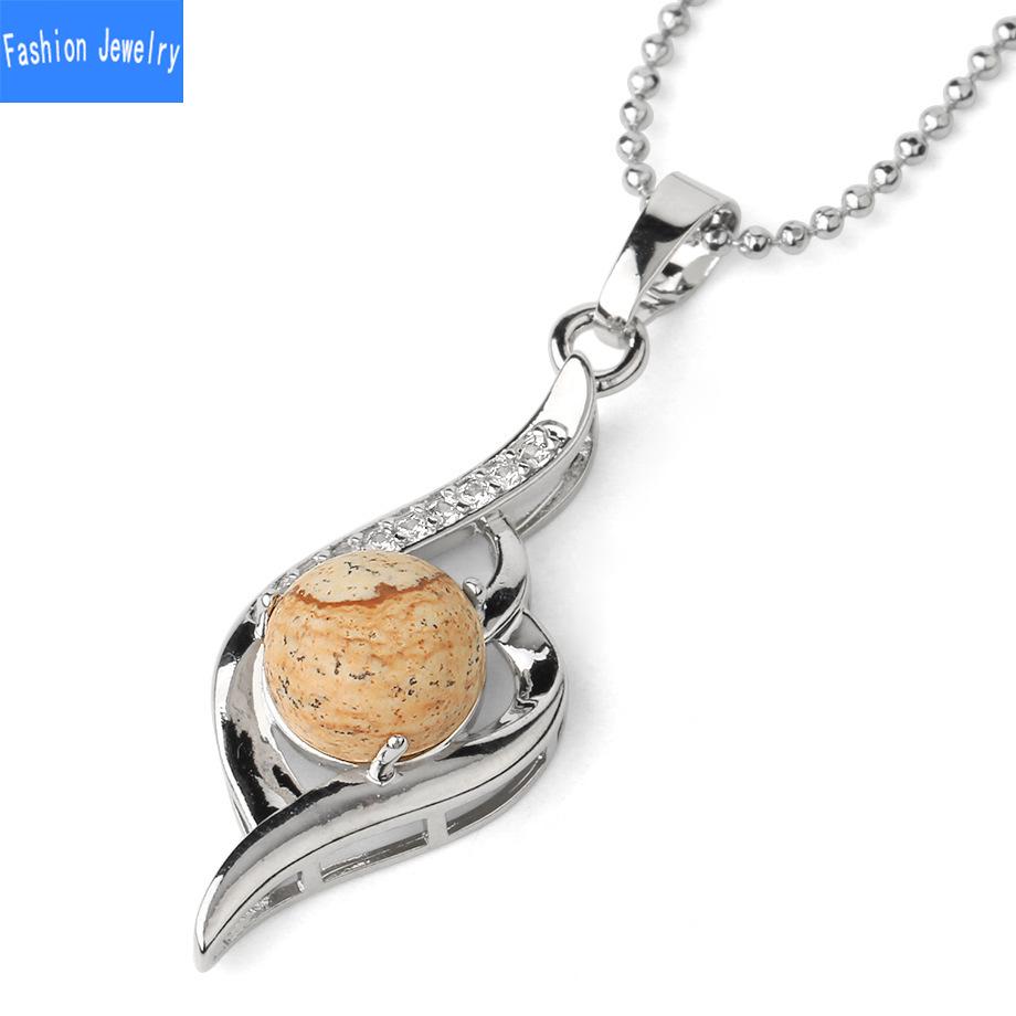 Ожерелье с подвеской в ​​виде ключицы из натурального хрусталя и циркона