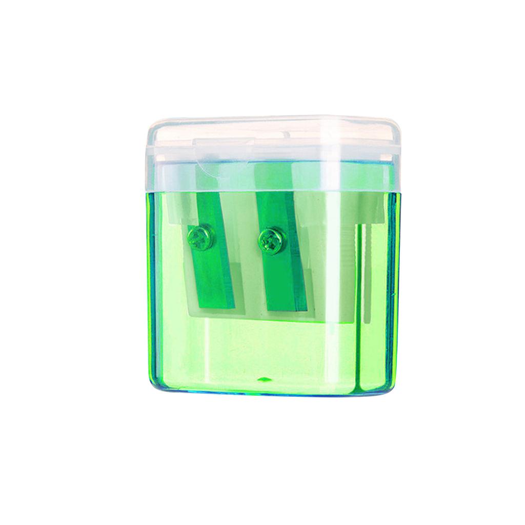 Точилка для карандашей с двумя отверстиями, цветная, для школьников — необходимая вещь для начинающих ходить в школу