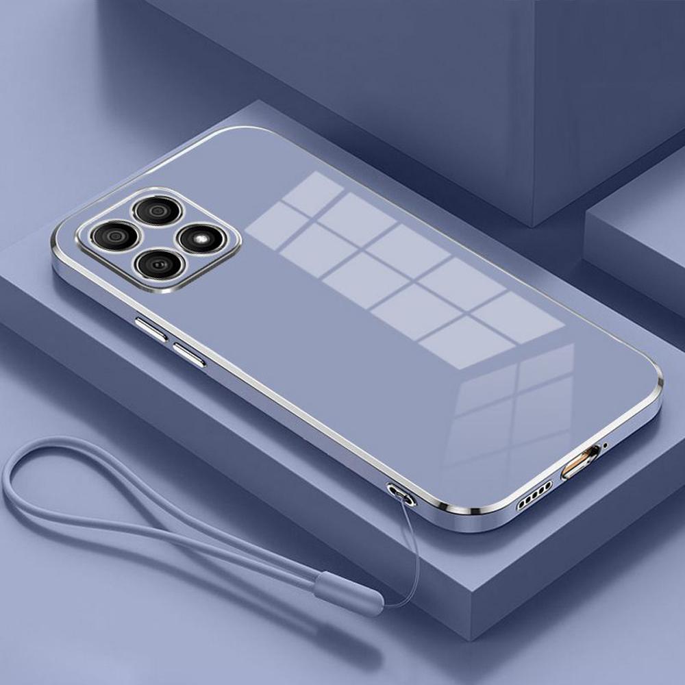 Модный мягкий прозрачный блестящий чехол для телефона Honor X9b X9 X9A X8 X8A X7A X7 X6 X6A X6S X5 Plus защитный чехол для объектива