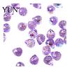 Home Decoration Glass Pieces Faceted Teardrop Beads, Water Drop Loose Spacer Top Drilled Crystal Beaded Curtains Decorations Beads for Sun Catcher,